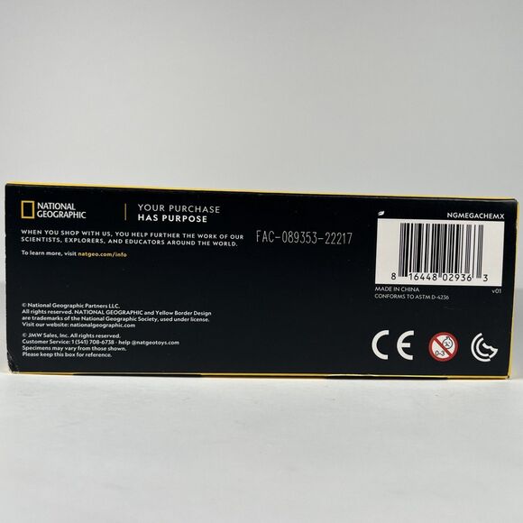 National Geographic STUNNING SCIENCE Chemistry Set 45 Easy Experiments OPEN BOX - Picture 5 of 6